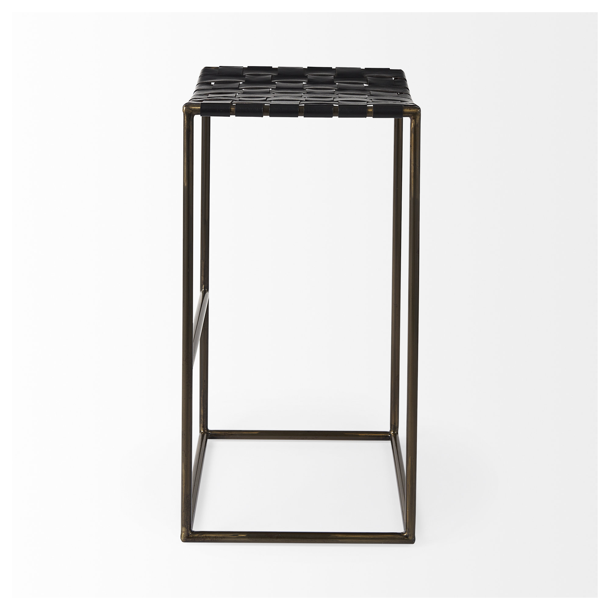 Willette Bar & Counter Stool, Nickel, Black, Bar Stool (30” Seat Height)