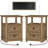 Chaky 2 - Drawer Nightstand with Storage and Built-In Outlets-934842406-934842401