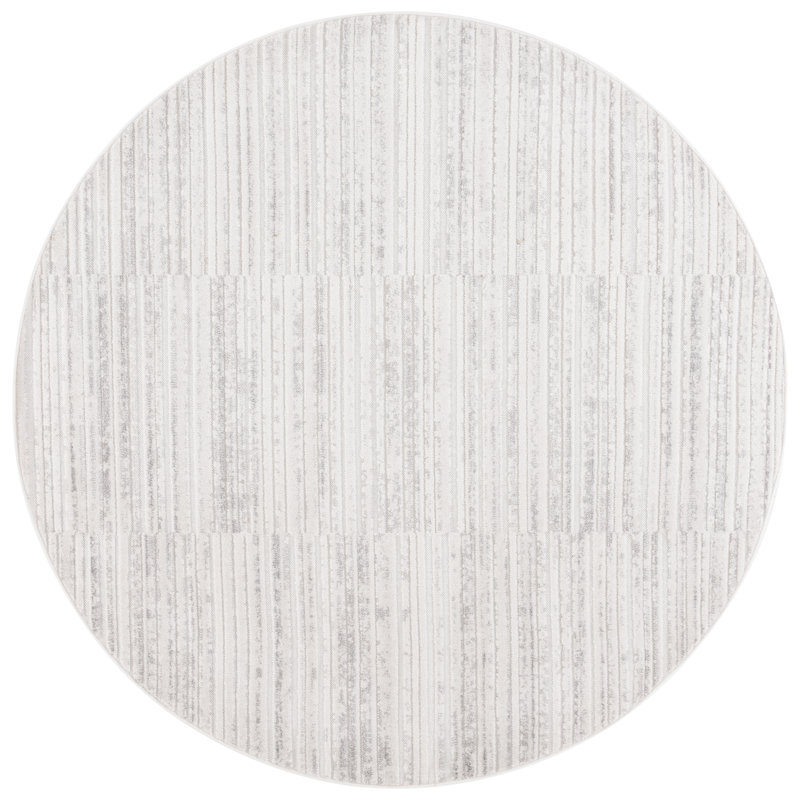 Keveon Performance Abstract Rug, Round 6'7"