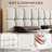 Size Modern Upholstered Bed Frame with Adjustable Square Tufted Headboard-99170189-93363910