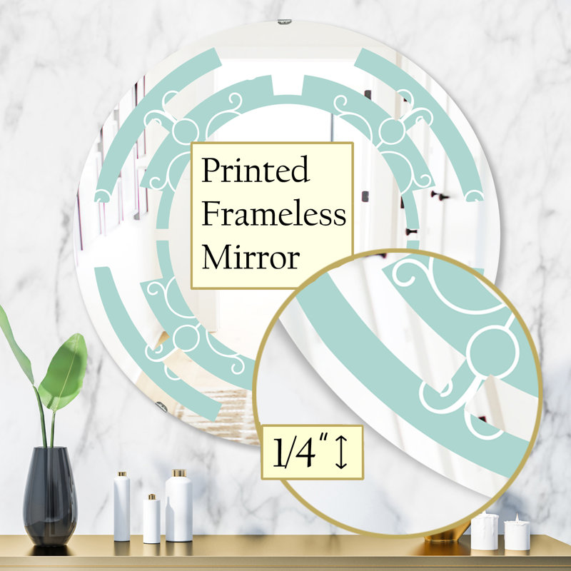 Miroir mural Space Minimal Ornament Cottage Americana, H 31,5 po x l po