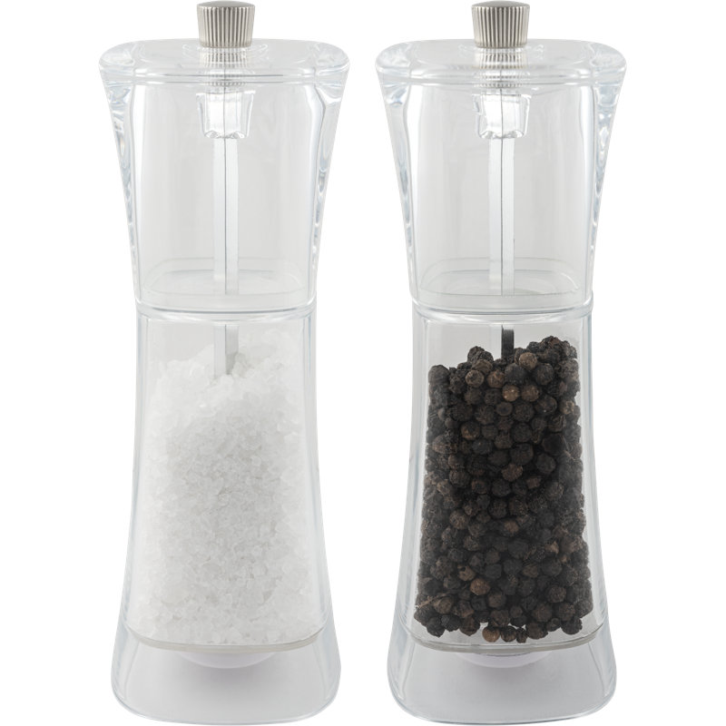 Grunwerg Salt & Pepper Shaker Set, 18cm H x 6.5cm W x 6.5cm D