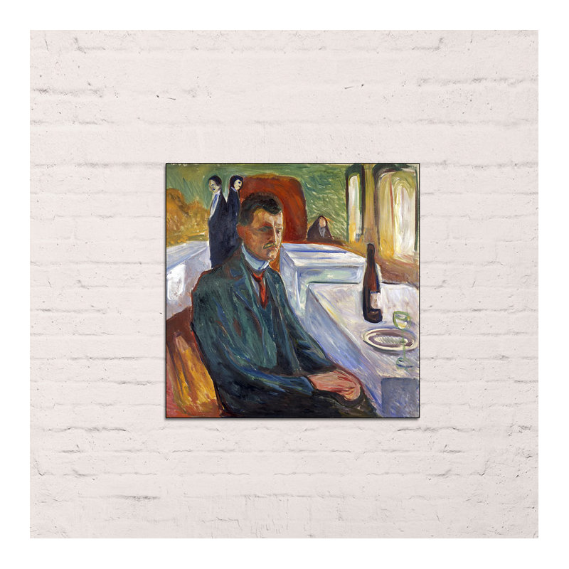Edvard Munch - Wrapped Canvas Painting, 70cm H x 70cm W x 1.8cm D