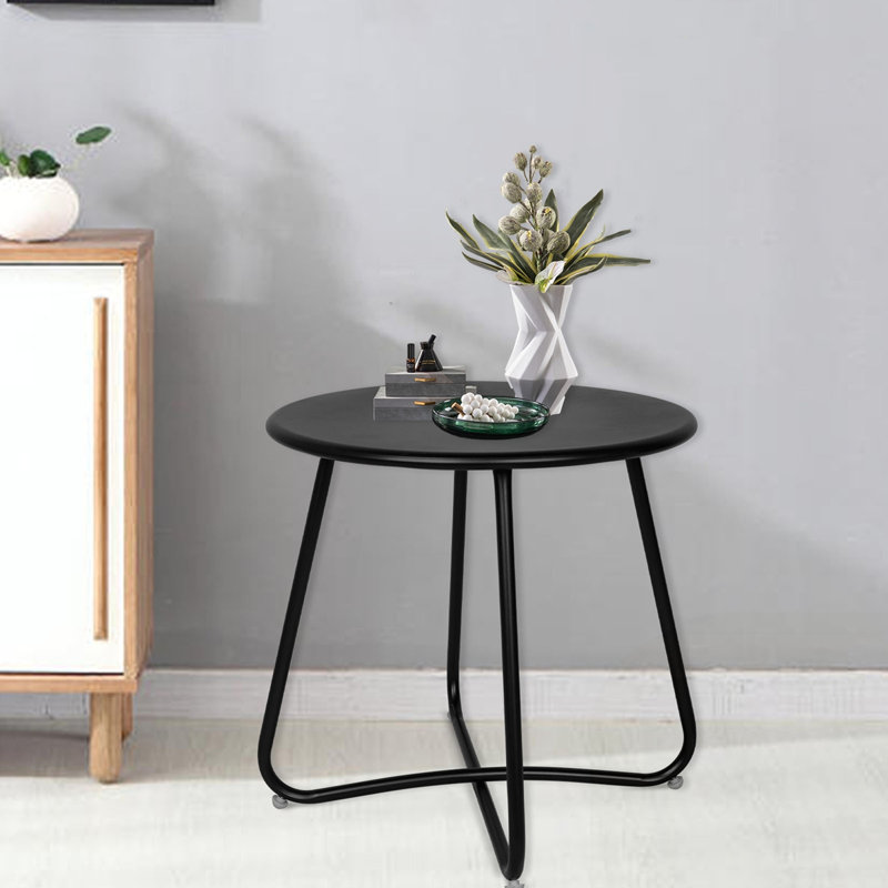 Table de bout imperméable en métal
