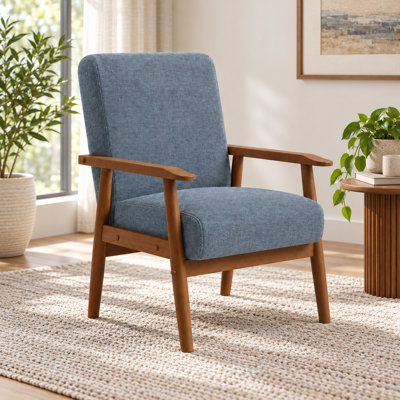 Bridgeview Mid Century Upholstered Accent Chair