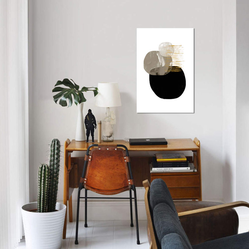 «Minimal Tone» par Dan Hobday, reproduction d'art sur toile tendue, H 18 po x l 12 po x 1,5 po