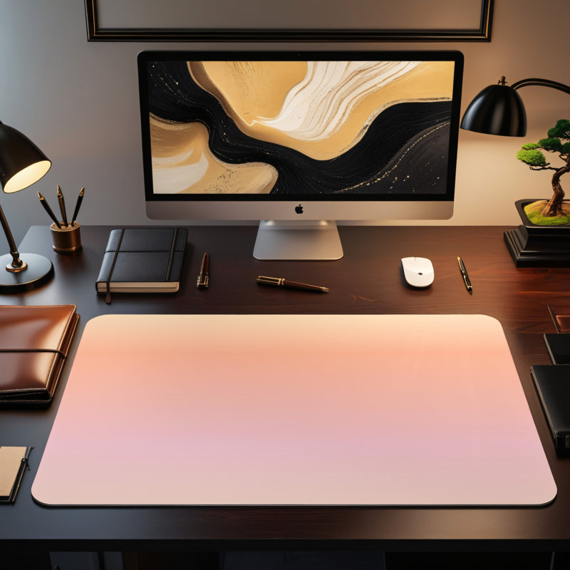 Polyester Desk Pad, 31.5x15.5
