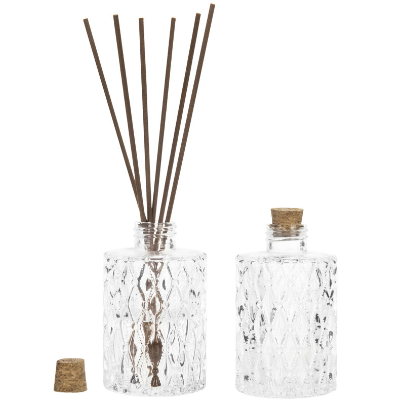Glass Decorative Bottle, Clear
