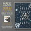 Space Cow Alphabet, reproduction encadrée - bois massif-1034809499-1034809489