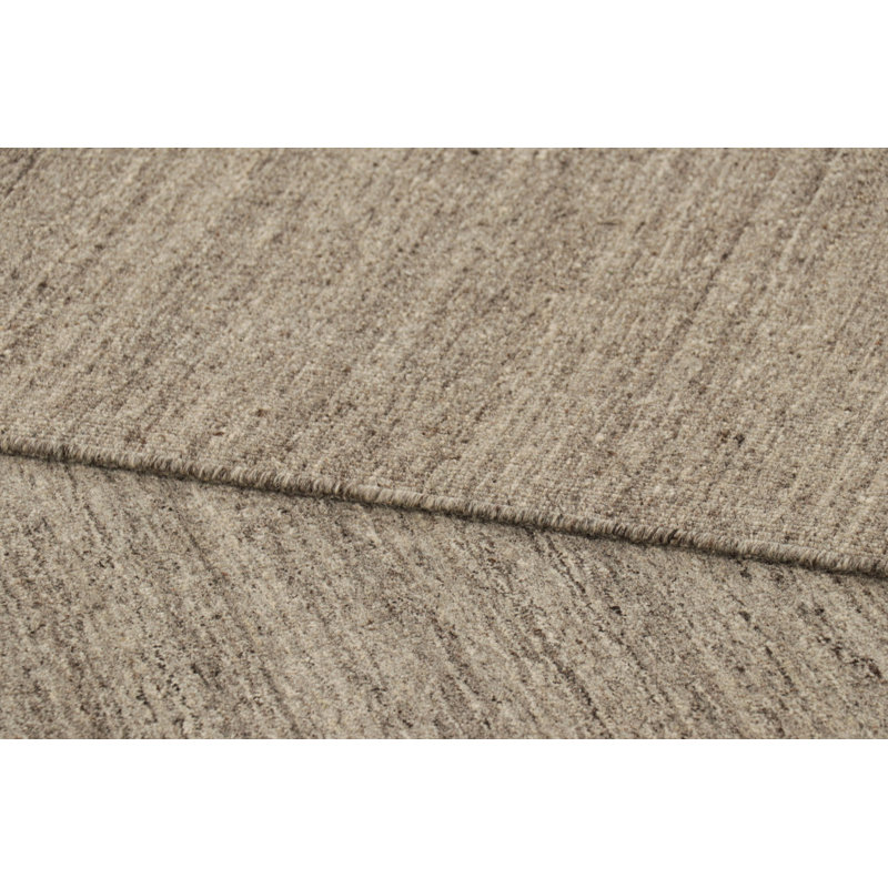 Textural Handmade Kilim Wool Area Rug