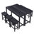 Teneile 59" Wide Transitional 8-Piece Counter Height Dining Set With USB Ports-101826202