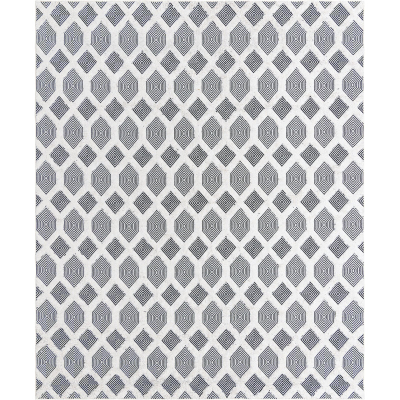 Mishti Cotton Moroccan Indoor Rug, Rectangle 9'10" x 12'