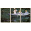 Monet - 3 pièces, reproduction encadrée sur toile-592542072-592542079