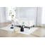 Lit de jour simple rembourré, lit de jour de conception moderne, lit de jour moderne