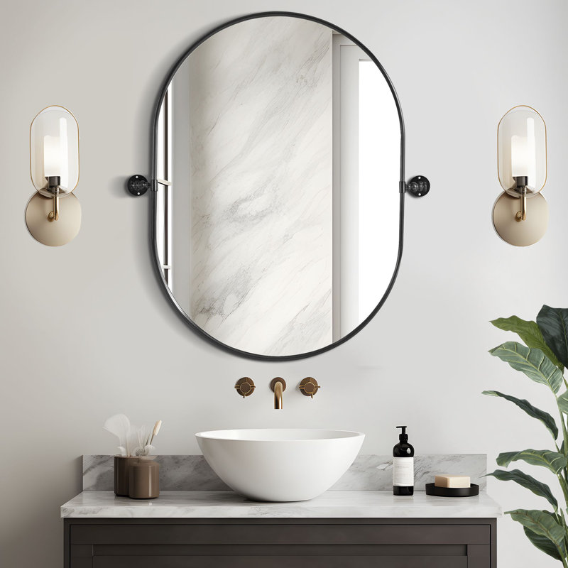 Miroir mural Chanquet, Noir