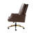 Mariana Transitional Genuine Leather Ergonomic High Back Executive Chair with Tilting and Nailhead Trim-1397326225