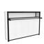 Lit simple pliable en métal blanc avec tablettes et dispositif de réduction du bruit pour le confort dans les bureaux à domicile.-2110630375