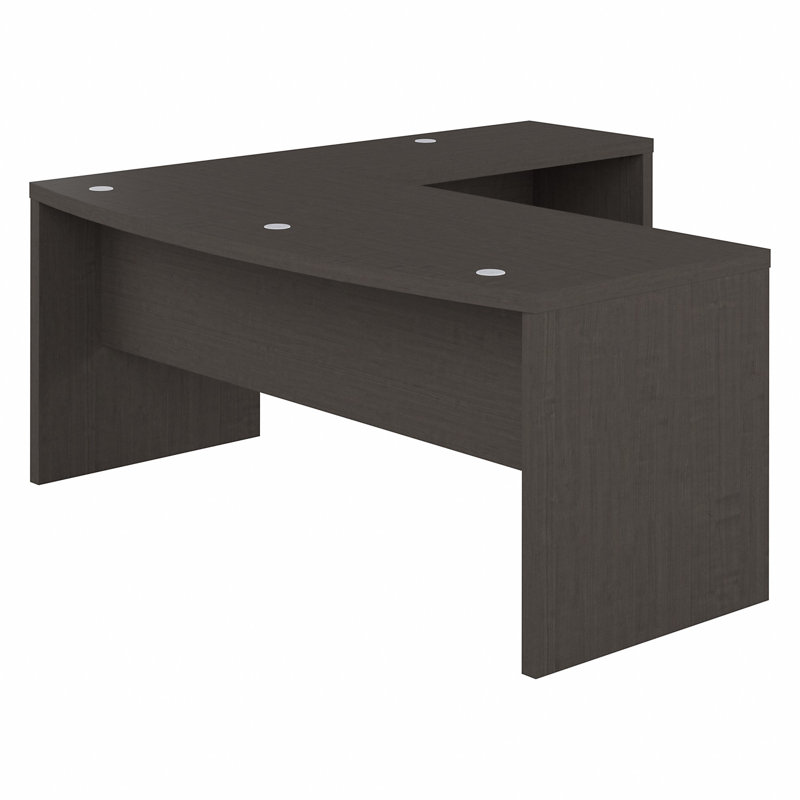 Office 500 Collection Computer Desk, Charcoal Maple