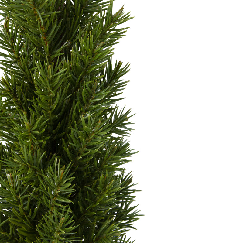Mini sapin de Noël artificiel 17 "avec base en pierre - non éclairé