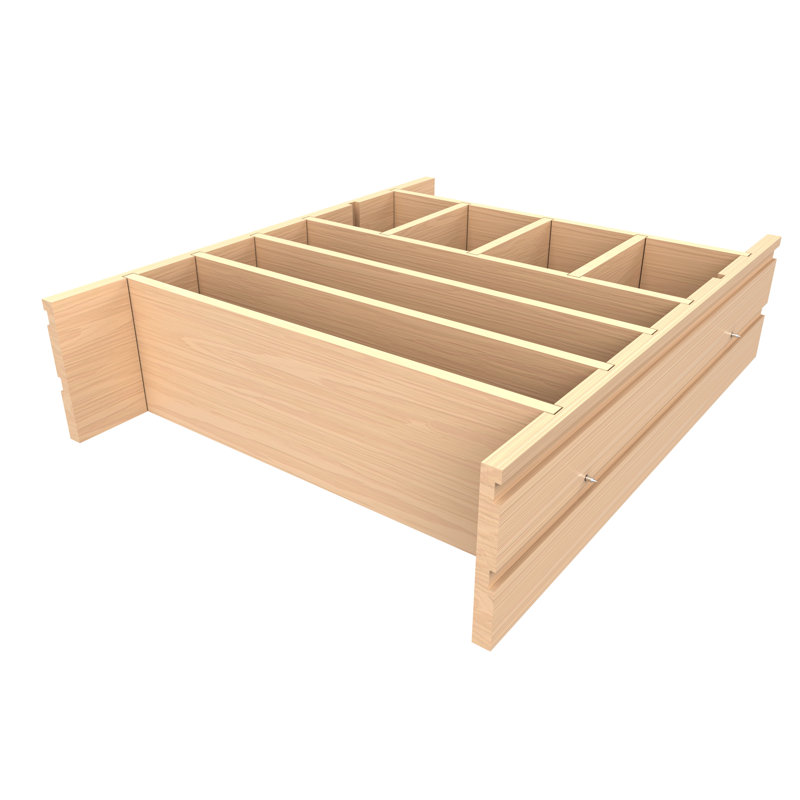 Deep Drawer Divider Insert, 6" H x 24.75" W x 19.81" D