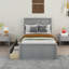 Lit plateforme simple avec rangement Duluth