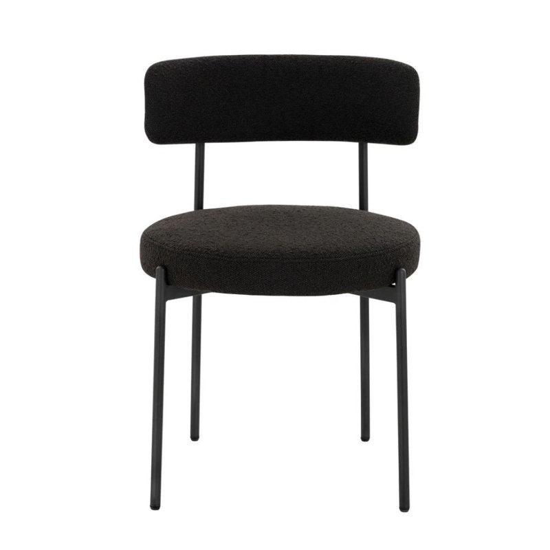 Chaise de salle à manger Lanfranchi, Noir