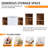 Hirva 47.84 " W Wall Mounted Wall Mounted 1 Single Vanity Bathroom Vanity With Ceramic Top