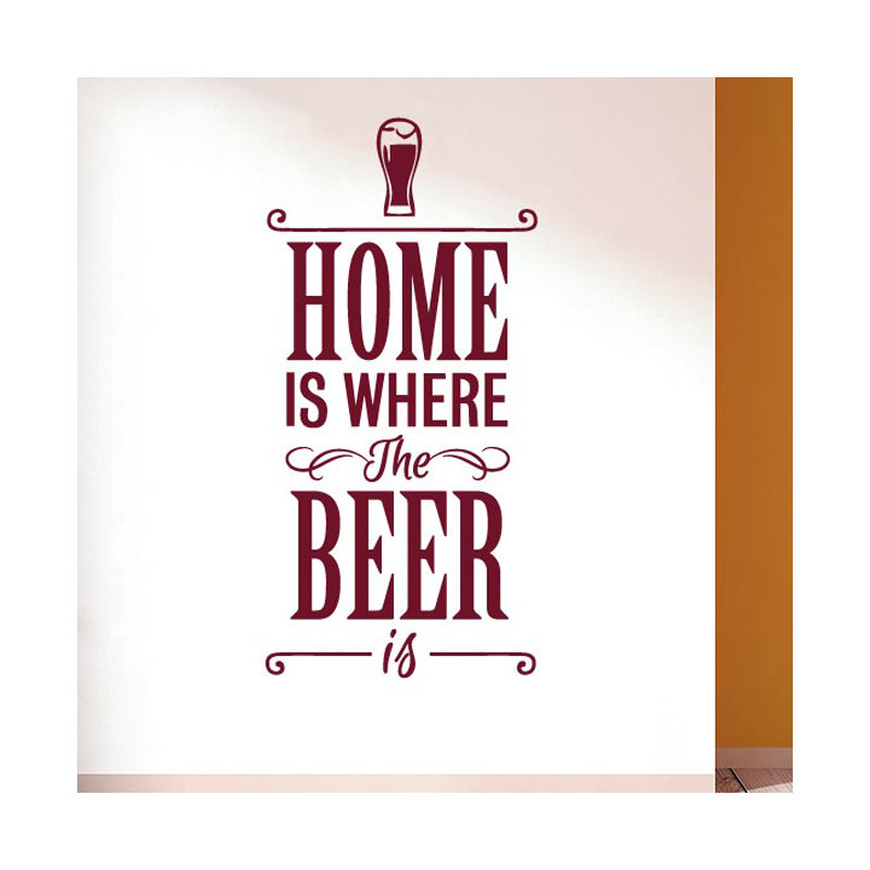 Wall Decal, Large, Burgundy
