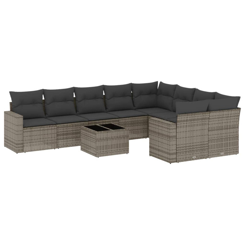  Garden Sofa Set Grey