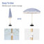 Parasol de plage 8 pi Wykisha-131077485