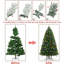 Arbre de Noël 6 pi avec 800 branches, 300 lumières pour la maison, le bureau et les fêtes-1007869006