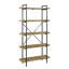 Jessica 92cm W Steel Etagere Bookcase-1738236027