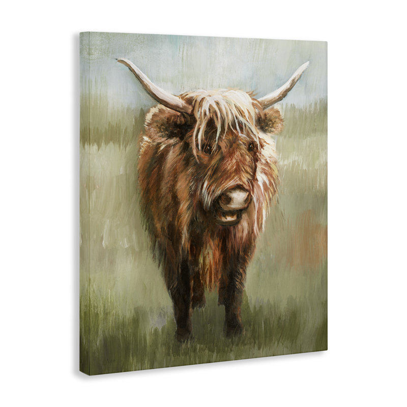 Art mural sur toile Highland, H 48 po x l 36 po