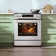 30 Inch Self-Cleaning Gas Range with AirFry and Glass Touch Controls in Stainless Steel