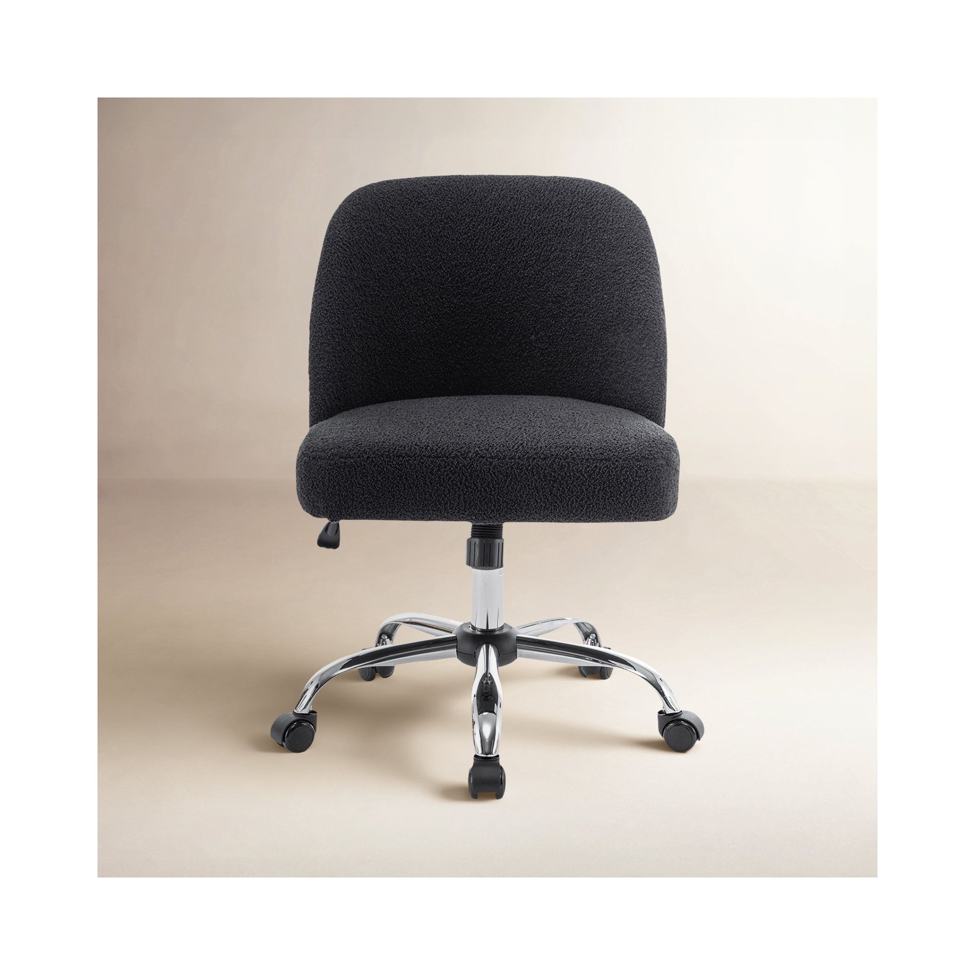Brodyn Swivel Office Chair, Black