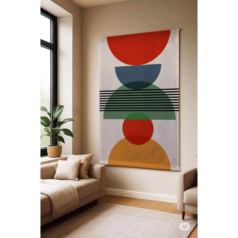 Peinture décorative en polyester, H 78,7 po x l 57,1 po