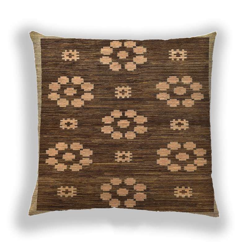 Coussin décoratif abstrait 125, Microsuède