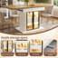 Metal Base Dining Table-914158152