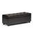 Hamilton 48"W Upholstered Vegan Leather Transitional Rectangular Lift-Up Storage Ottoman Bench with Nailhead Trim-469183907
