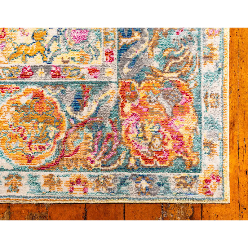Tapis beige Donminique, Rond 8 pi