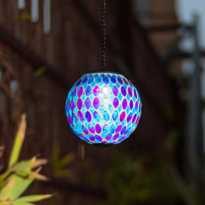 15.5'' Solar Powered Integrated LED Outdoor Hanging Light