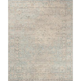 Hand Knotted Wool Oriental Area Rug in Blue/Gray