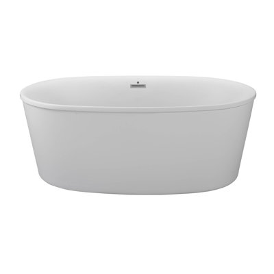 Adel 1 57.25" Freestanding Air Bathtub - Matte