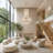 9-light Dimmable Empire Chandelier