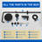 Exposed Shower System With Tub Spout 10 Inch Rainfall Shower Head With Handheld Spray