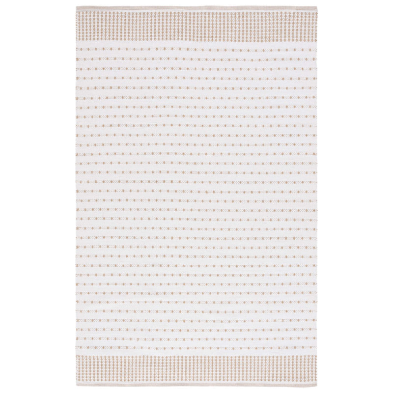 Tapis en coton à tissage plat Aitken, Rectangle de 5 pi x 8 pi