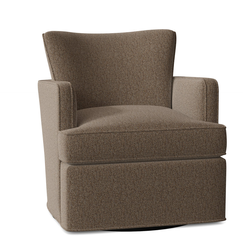 Blaire 28.5" W Swivel Armchair, 9508 Hazelnut
