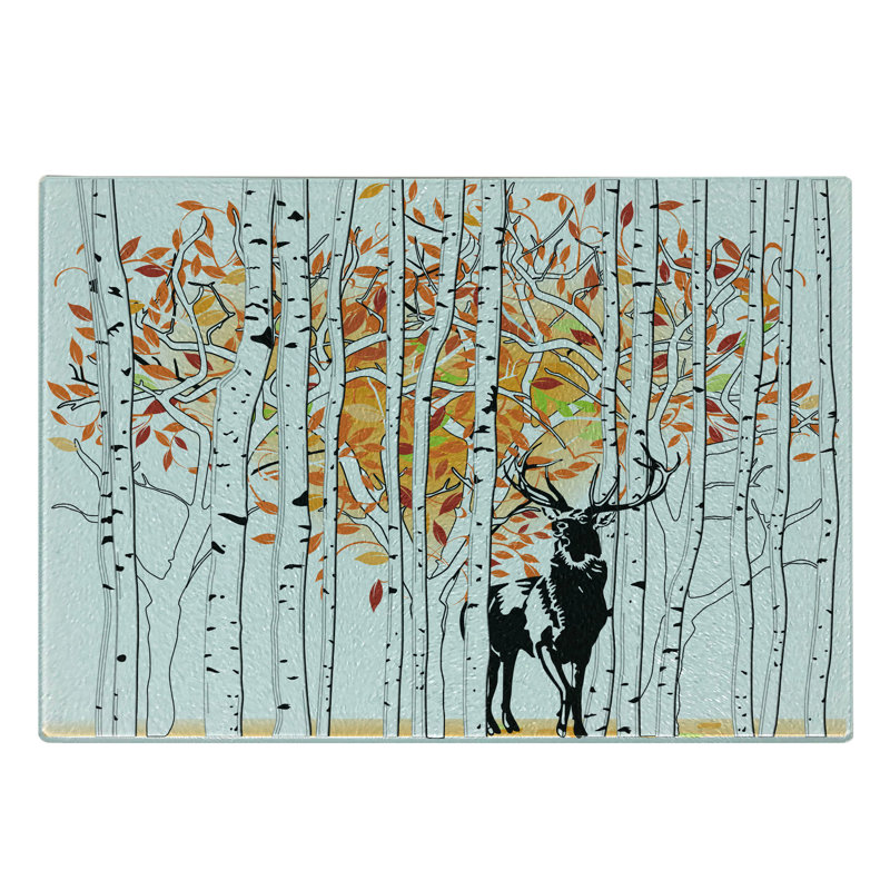 Planche à découper en verre trempé Ambesonne