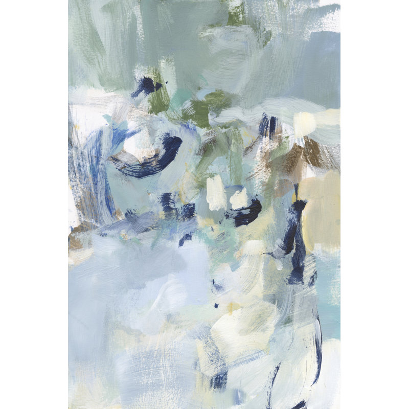 «Hazel I» par Christina Long - peinture sur toile tendue, H 48 po x l 32 po