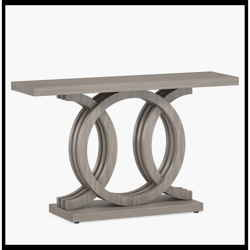 Canapé de couloir avec base géométrique Farmhouse Console